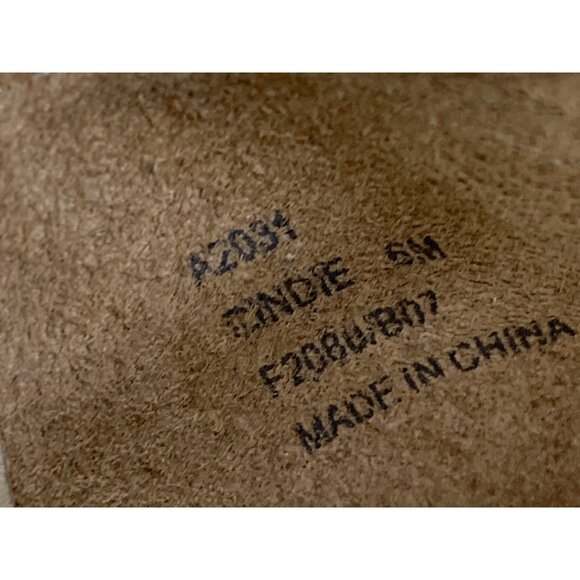 Coach Womens Cindie Flats Bow Beige & Brown 6M Y10664 Monogram Y10664 EUC - Picture 4 of 11